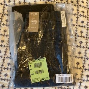NWT Madewell Perfect Vintage Jeans 24T